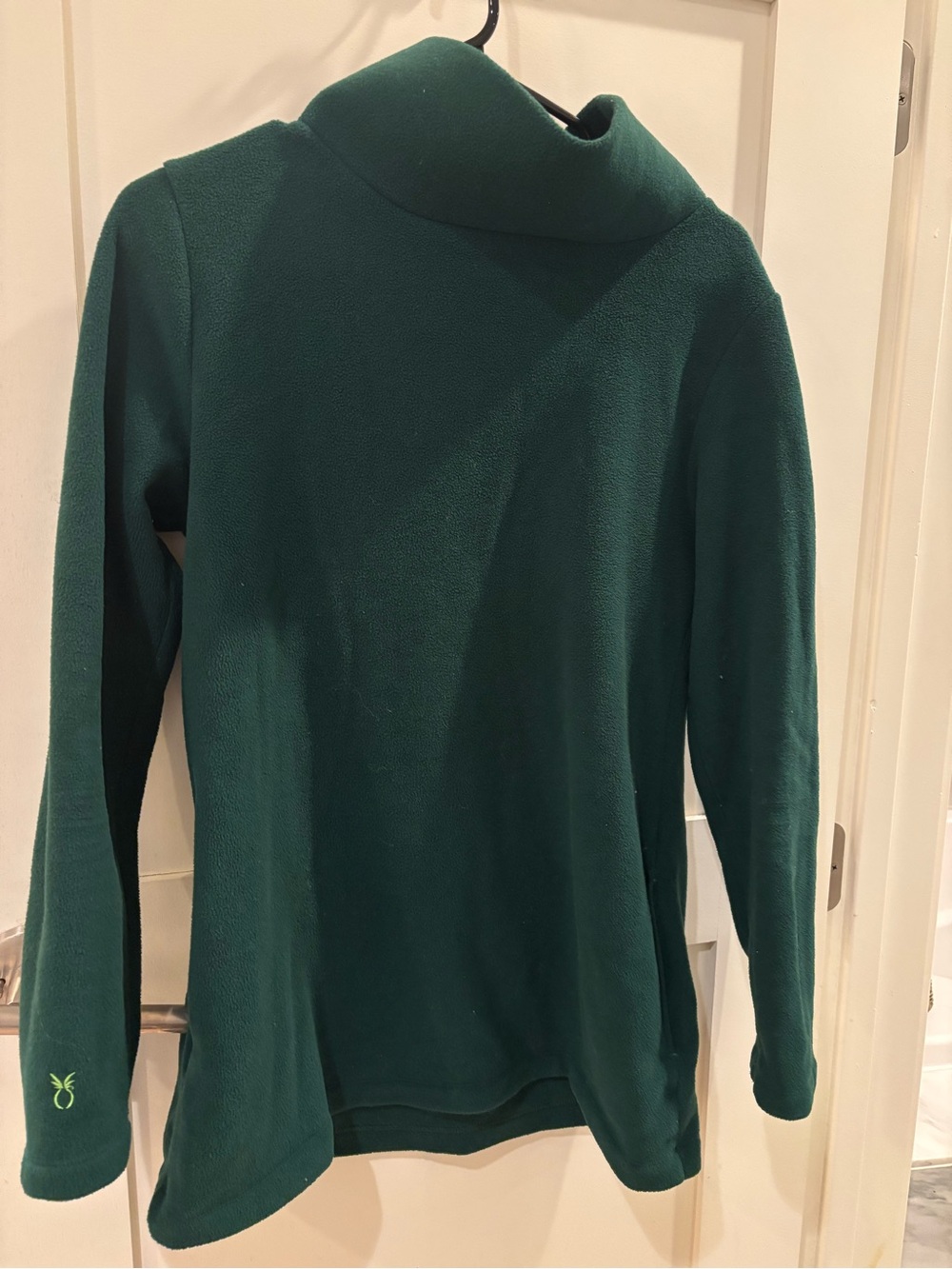 Dudley Stephens Forest Green Mock Neck Pullover